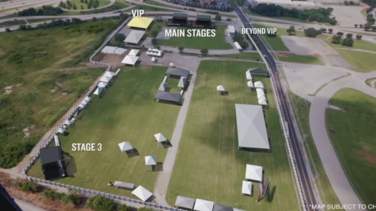 Festival site rendering